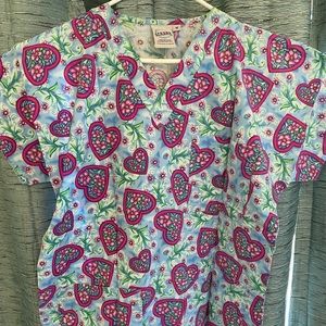 Woman’s Unique Basic Printed Scrubs